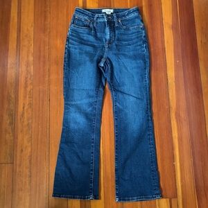 Madewell curvy kick out jeans 27 cropped